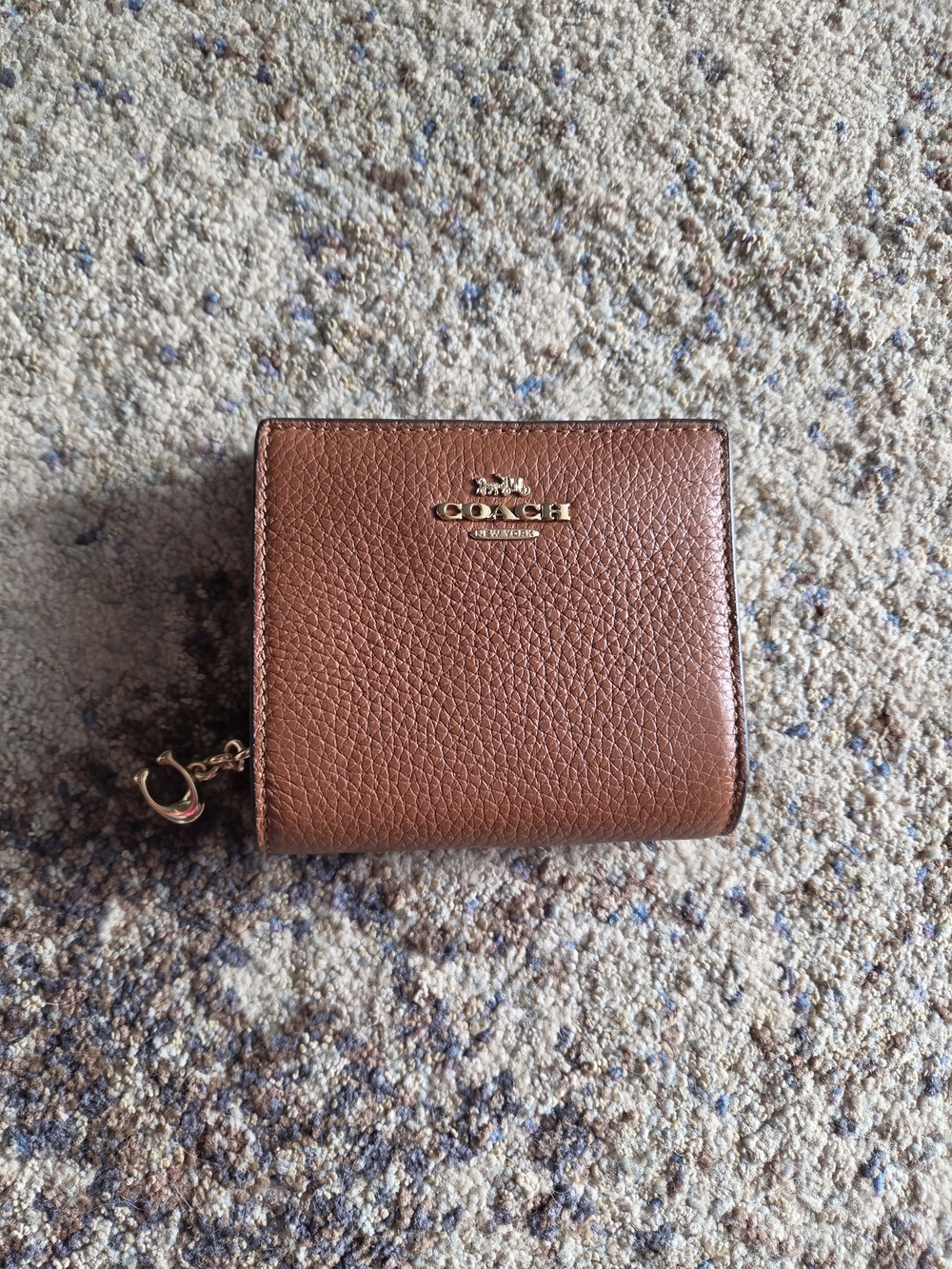 COACH Leather Snap Wallet